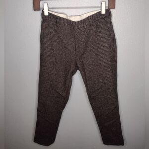 R. Newbold Women's Wool Houndstooth Dress Pants Medium Academia Preppy R